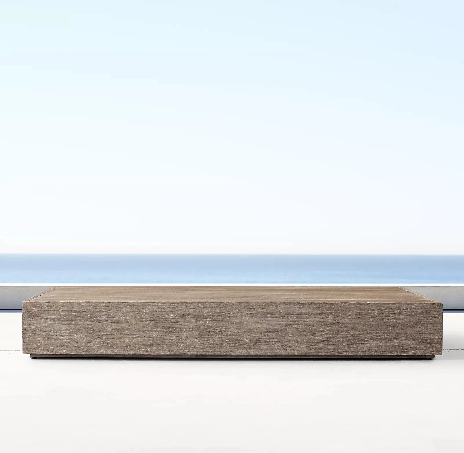 Outdoor garden furniture teak coffee table marbella teak rectangular coffee table