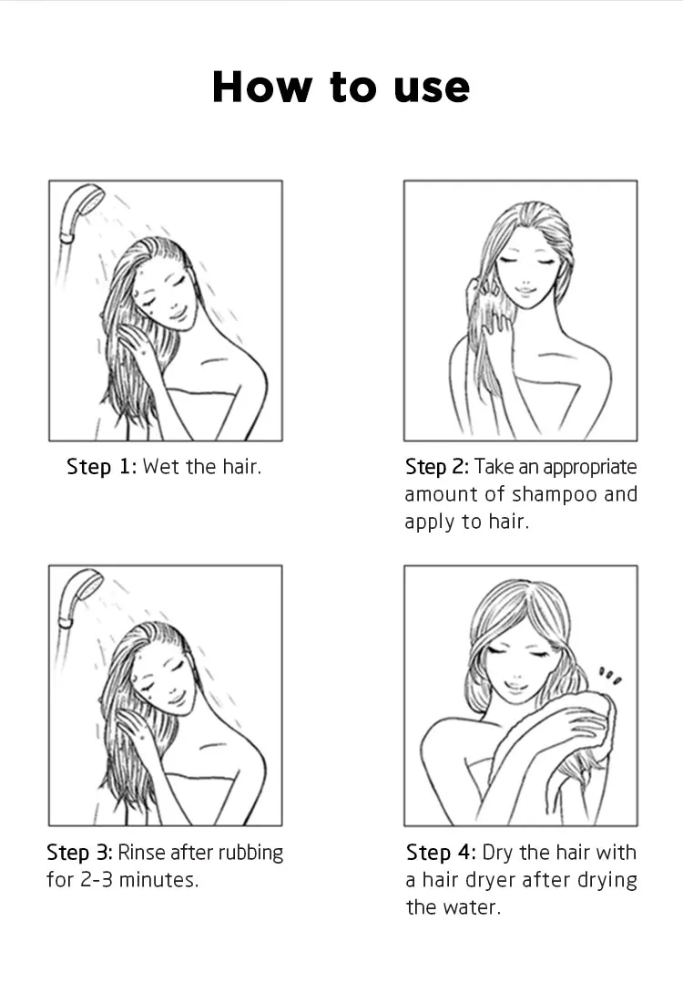 Hair Care Product Oil Control Ginger Silk Smooth Soft Shampoo