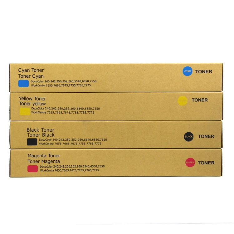 JCT Wholesaler Price DC240 for Xerox DocuColor C240 C242 C250 C252 C260 DC240 Compatible toner cartridge