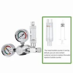 OEM co2 reducing valve aquarium grass tank pressure reducer electromagnetic large double table co2 regulators Aquarium