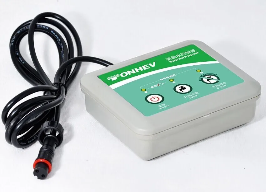 Factory Price DC3V NPT/BSP1/2' Wired Brass Water Leak Alarm Electric ball valve with battery supply