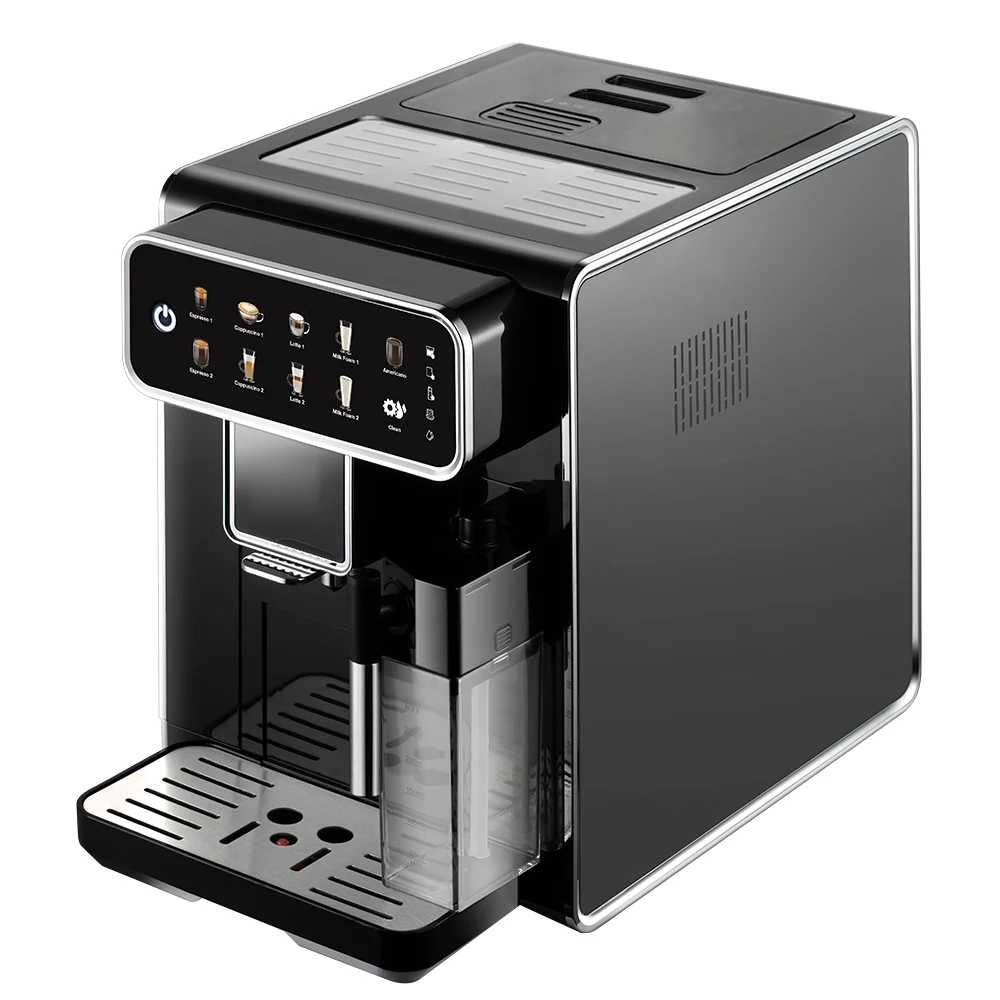 Touch Screen cafetera profesional expreso profesional Electric vollautomatische kaffeemaschine Automatic Espresso Coffee Machine