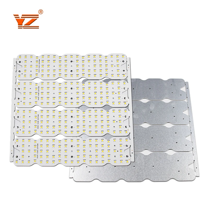 Led pcb producer custom led pcba  ROHS 94V0 aluminum 1OZ copper thickness pcb led module  led boards