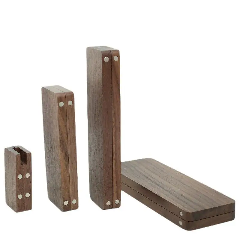 Bview Art High Quality artist Walnut Art Sketch Supplies Watercolor Color Box Multifunctional palette