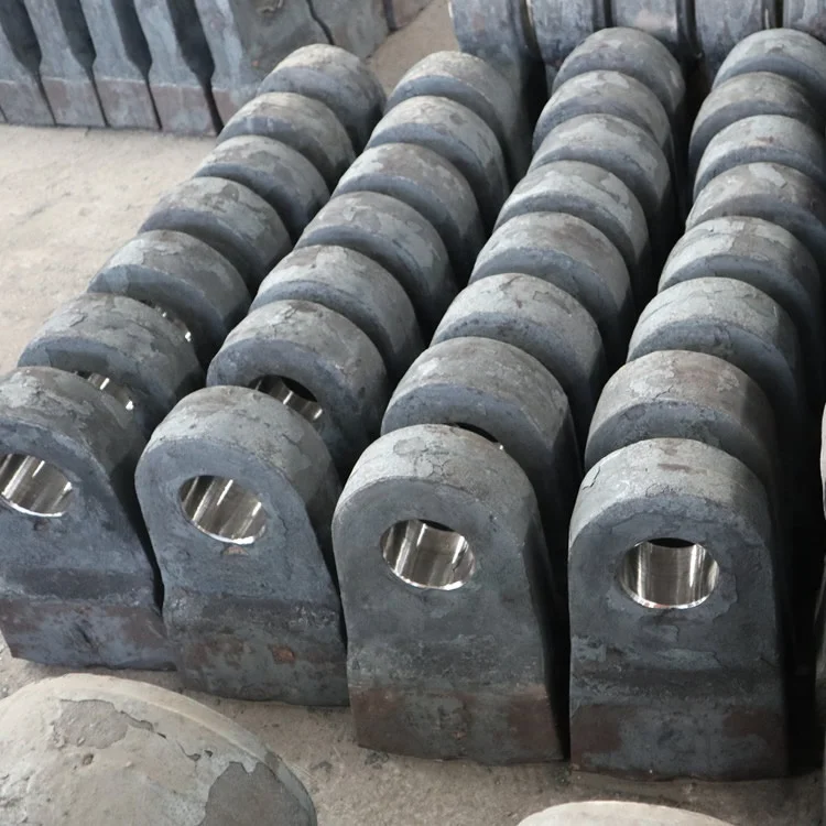 
Ore mining tools Hammer Crusher Spare Parts High manganese Steel coal mill crusher hammer head 