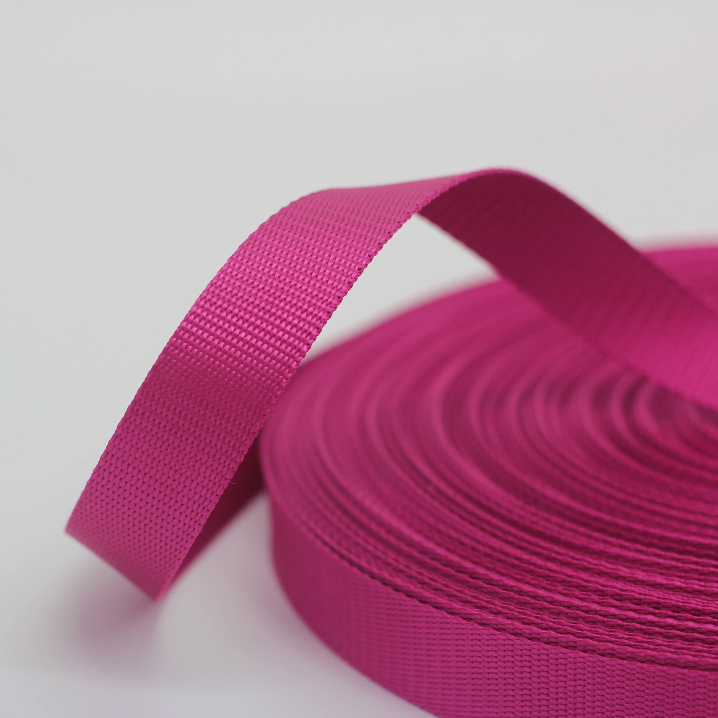 wholesale Eco-friendly Nylon Polyester tape Durable 100% polyester bundling belt webbing web band