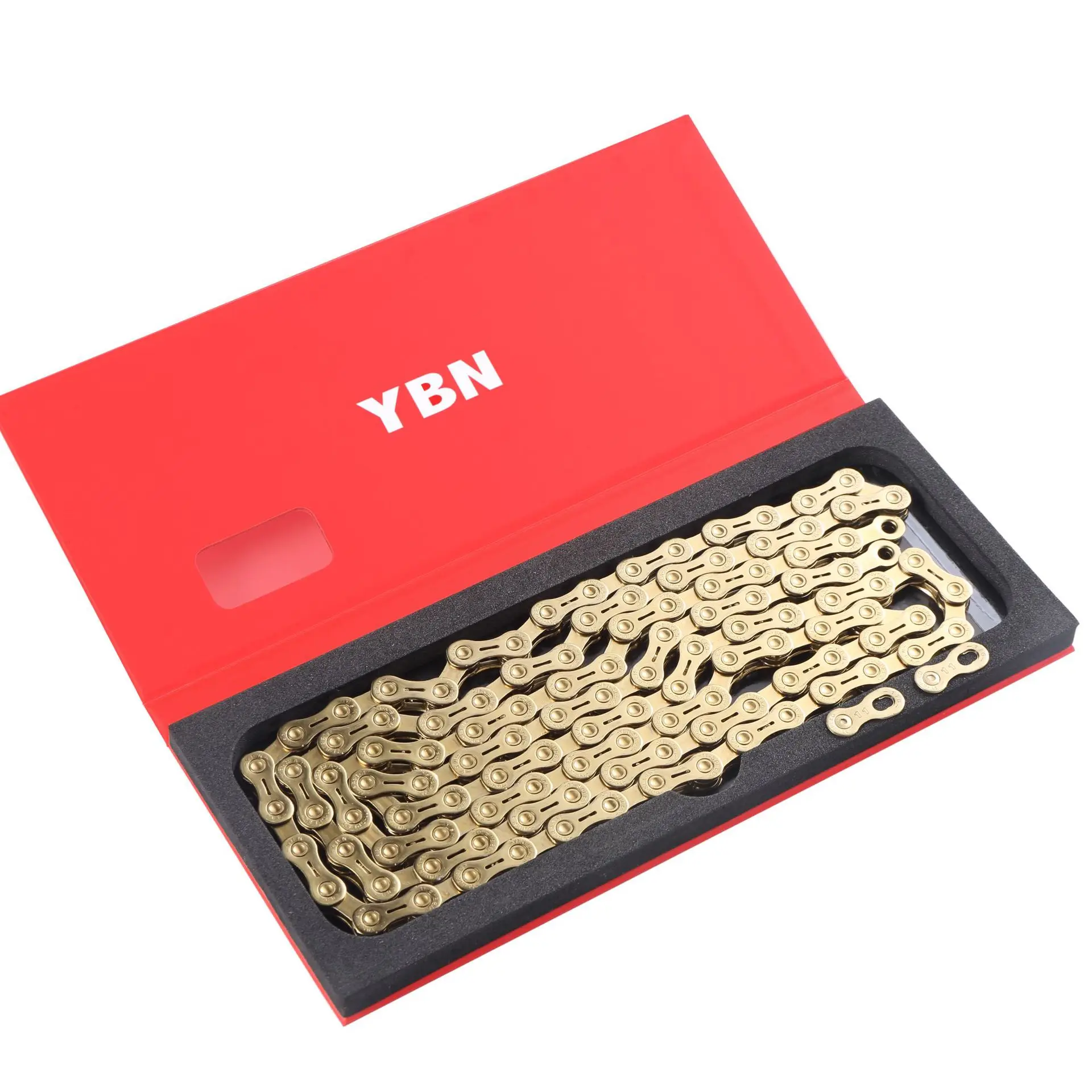YBN Yabang mountain road bike 10 speed 11 speed semi-hollow light weight bicycle chain gold box