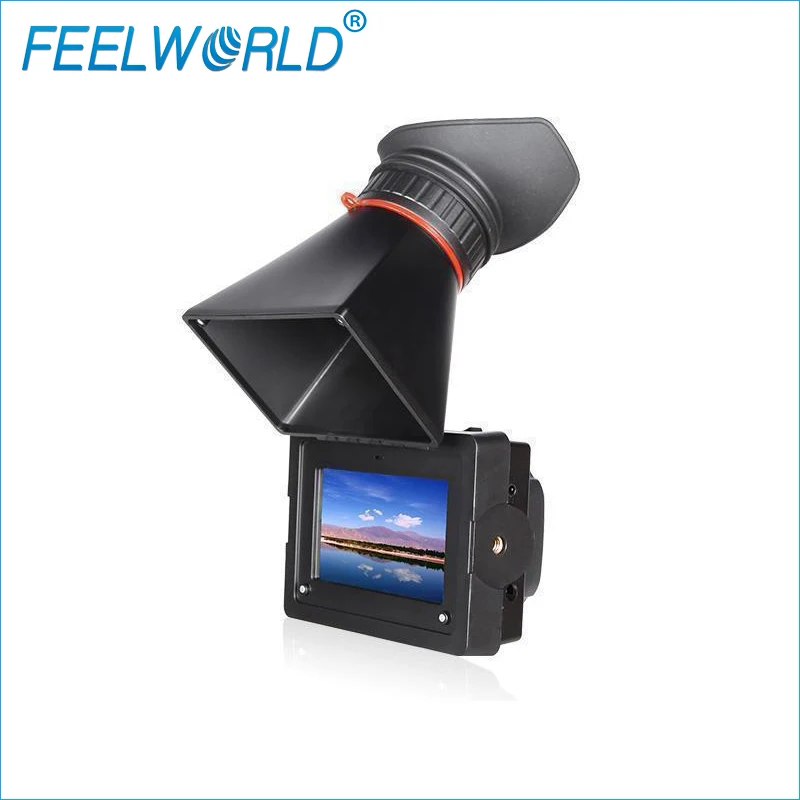 Электронный видоискатель FEELWORLD с ЖК-дисплеем 3,5 дюйма 800*480 HD с входом и выходом HDMI E350 для фотосъемки