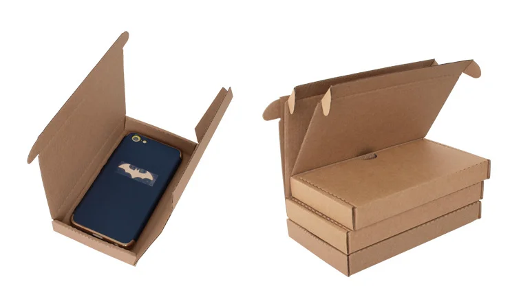 Strong Packaging Corrugated box Phone Case Phone Cover Cheap Packing Boxes