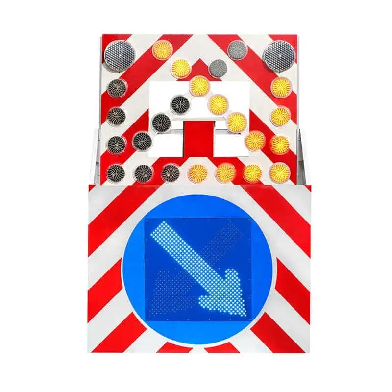 EN 12352  L8 L9 Lamps  Message Sign board LED lifting Arrow board aluminum Europe Standard