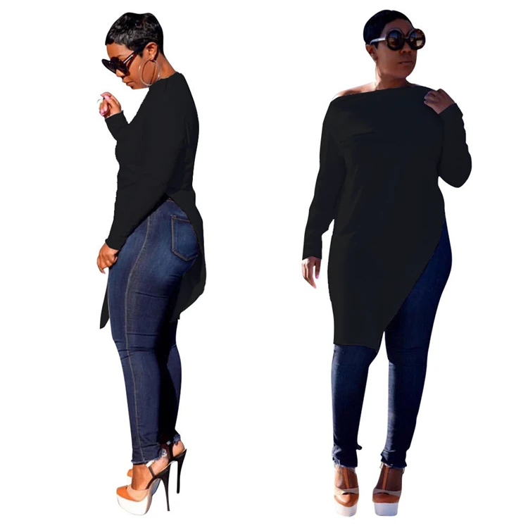 E91261  2019 casual women autumn coat plus size clothing solid color long sleeve O neck fleece fashion hot selling