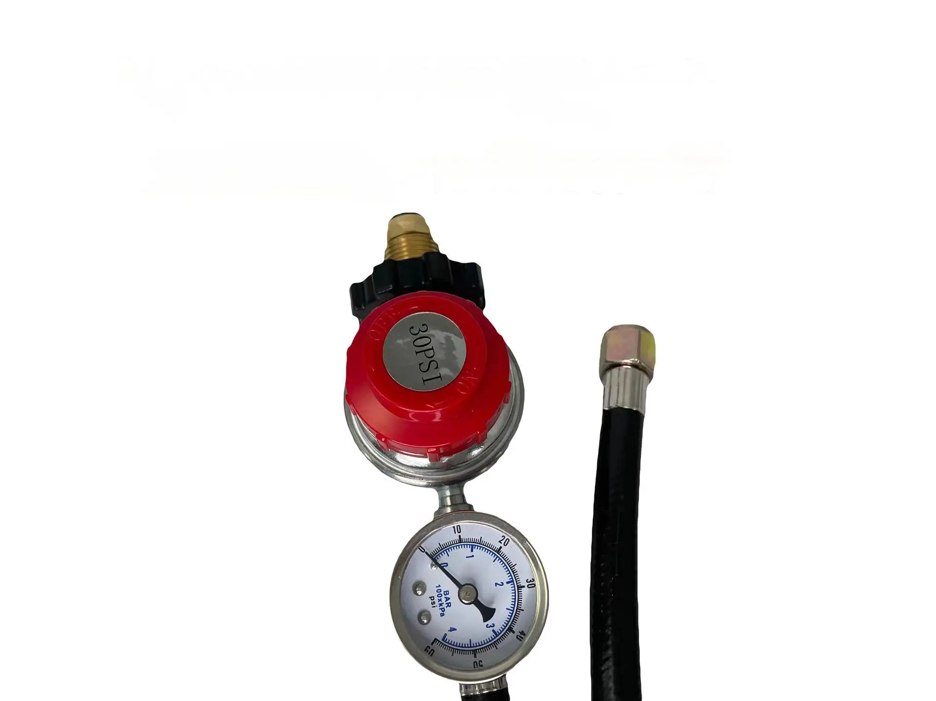 Модель POL1 Пропан высокого давления 0 ~ 30 PSI Регулируемый регулятор с манометром Редуктор трубки