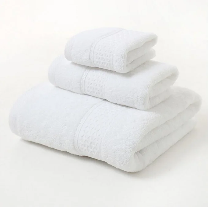 Super Absorbent Large  Perfect Towels 3 in 1 Set Soft Towel ( Combo Pack)