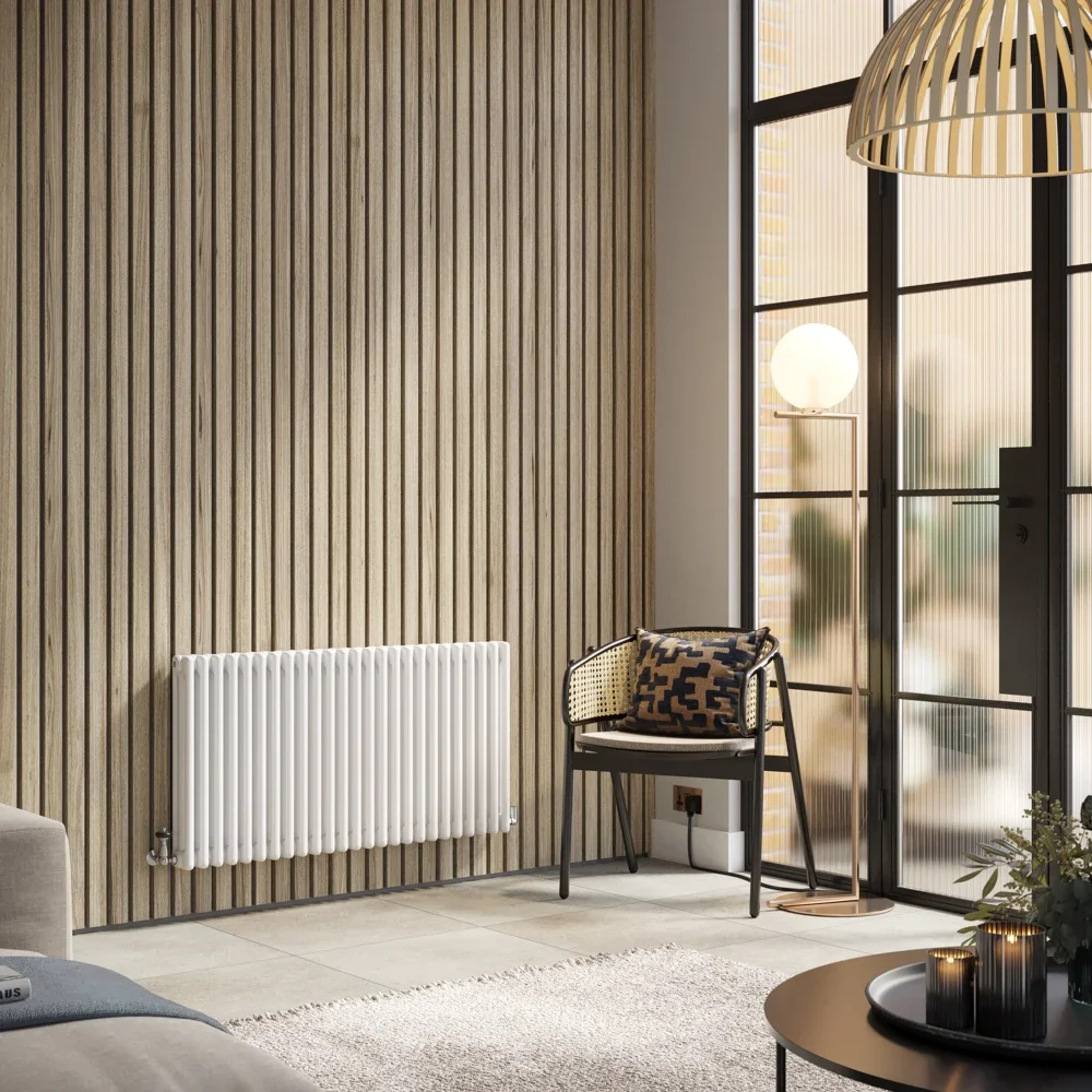 China Factory Vertical White Traditional Wall Mounted Steel 2/3/4 Column Radiators For Home Water Heating System