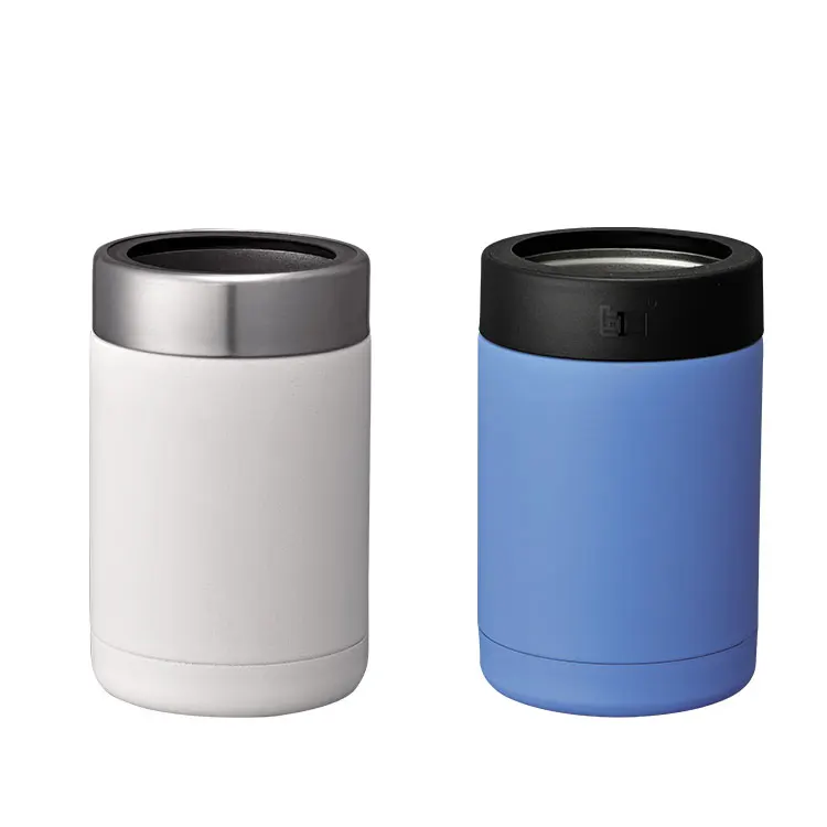 High Quality Multicolor 12 Oz Stainless Steel Slim Tumbler Can Cooler With Lid
