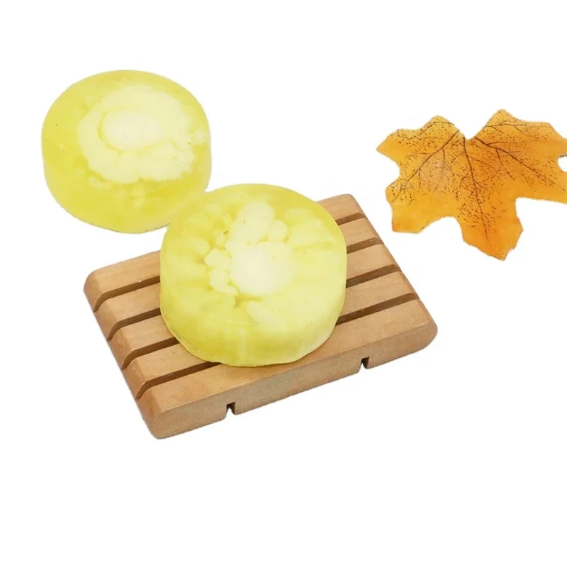 Private label 24K gold soap cleansing and purifying handmade anti wrinkle anti aging whitening gold foil soap