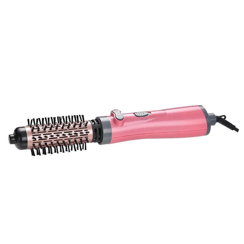 Hot Air Blow Dryer Brush Professional 2 In 1 Straightener Comb Electric Blow Dryer Rotating Hair Brush Roller Styler