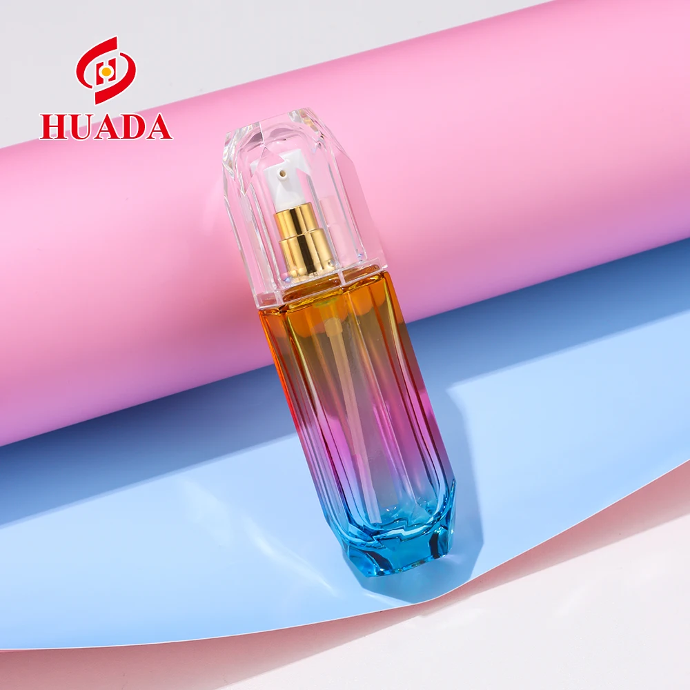 china wholesale glass1skincare bottles skincare packing bottle set glass ABS bottle cap blendiglass sngskincar pump s