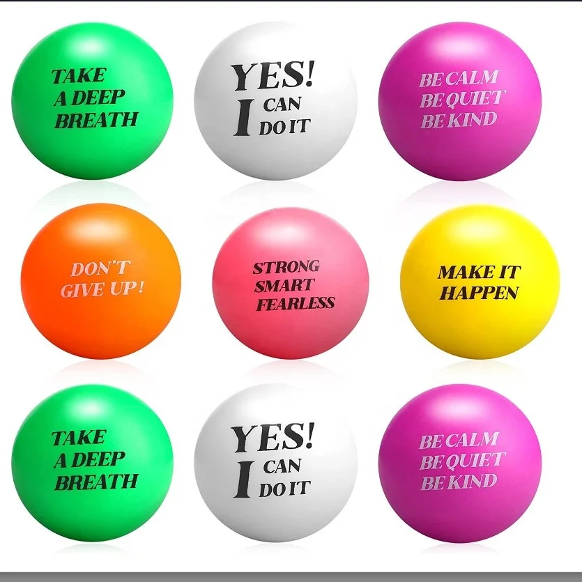 Custom shape stress ball  Finger Exercise Relief Balls Yellow Elastic Foam Ball