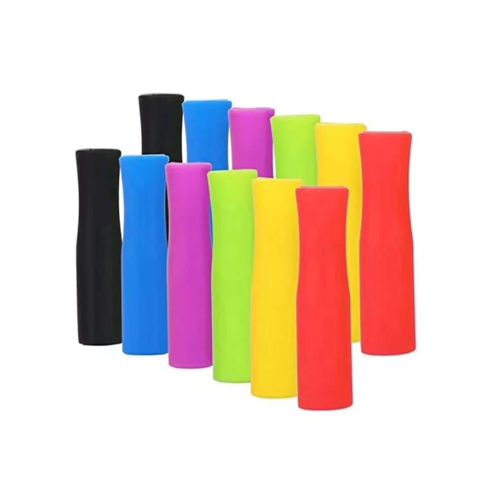 Color silicone nozzle soft color pipette nozzle sleeve anti-hot and anti-freezing stainless steel pipette silicone nozzle sleeve