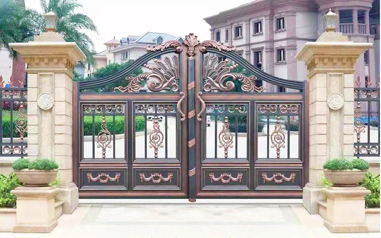 Home residential entrance gate designs for wall compound
