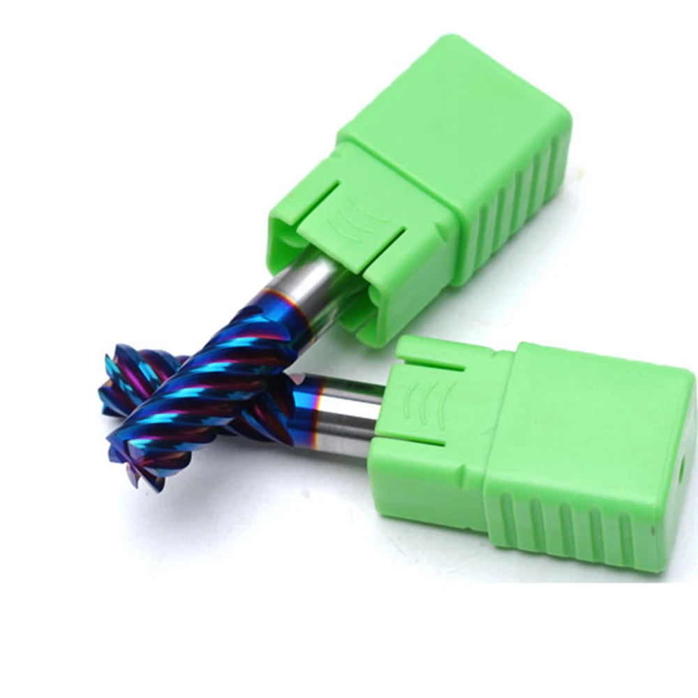 HRC65 CNC Square Flat 6flute Carbide Endmill for Machining Carbide Steel