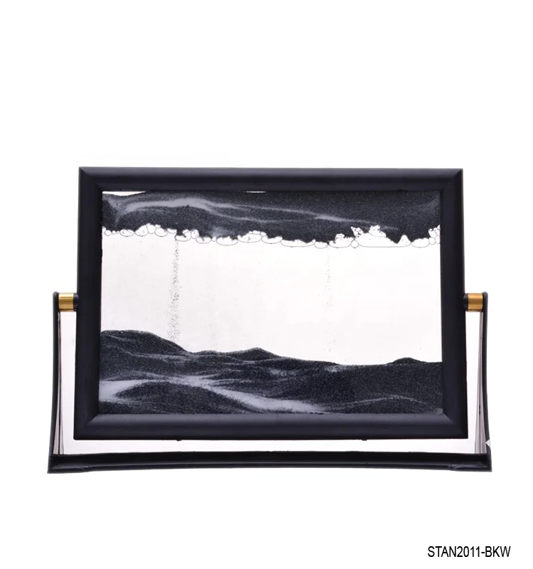 
dynamic sand picture flowing desktop art toys voted best gift colored liquid Moving sand art 