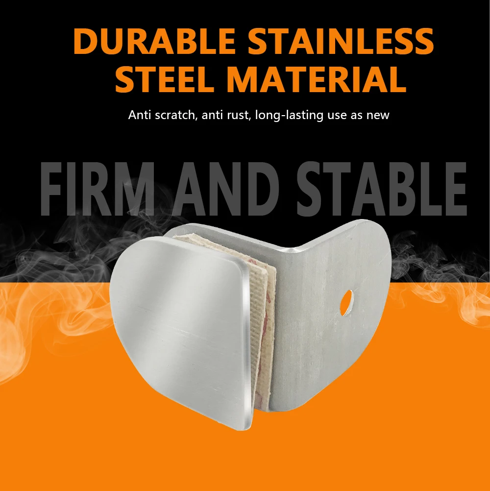 Manufacturer 90 Degree Clip Corner 8-12mm Glass Holding Shower Screen Fixing Bracket Bathroom Door Clamp