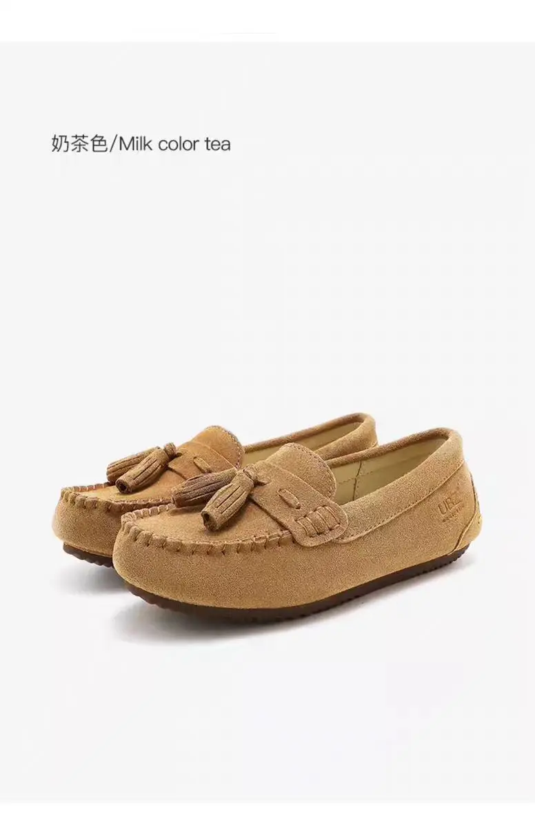 Fashion Waterproof Casual Flat Suede Leather Moccasins Loafers Shoes for Women