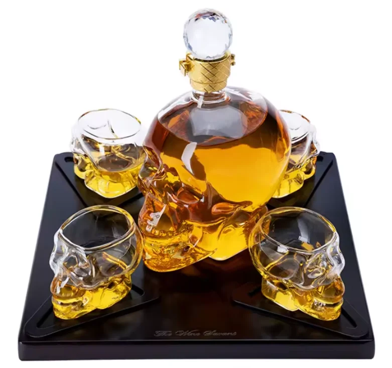 Креативный декантер 750 мл, бутылка виски и вина vogart