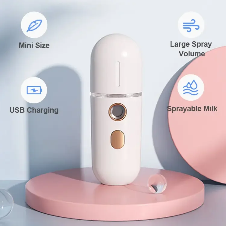 Mini Portable Electric Face Humidifier Facial Nano Mist Spray Machine Nano Mist Sprayer for Moisturizing Skin