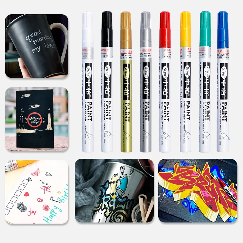 SIPA SP150 Versatile Paint Pen Fade-Resistant and Long-Lasting Paint Marker