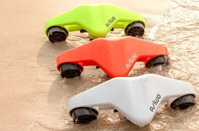 
Factory Directly Dual 500W Asiwo Turbo Sea Scooter Underwater booster with Camera Mount for Diving 