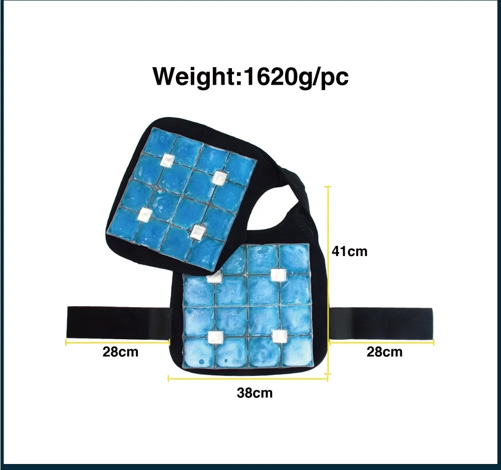 Summer Cooling Vest Ice Pack Physical Hot Cold Gel Pack Therapy Ice Wrap Waistcoat Cold Vest Cool Ice Packs