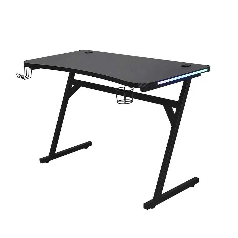 Cheap Rgb Led Lights Computer Pc Gamer Gaming Table Desk Computer Desk For Home Office