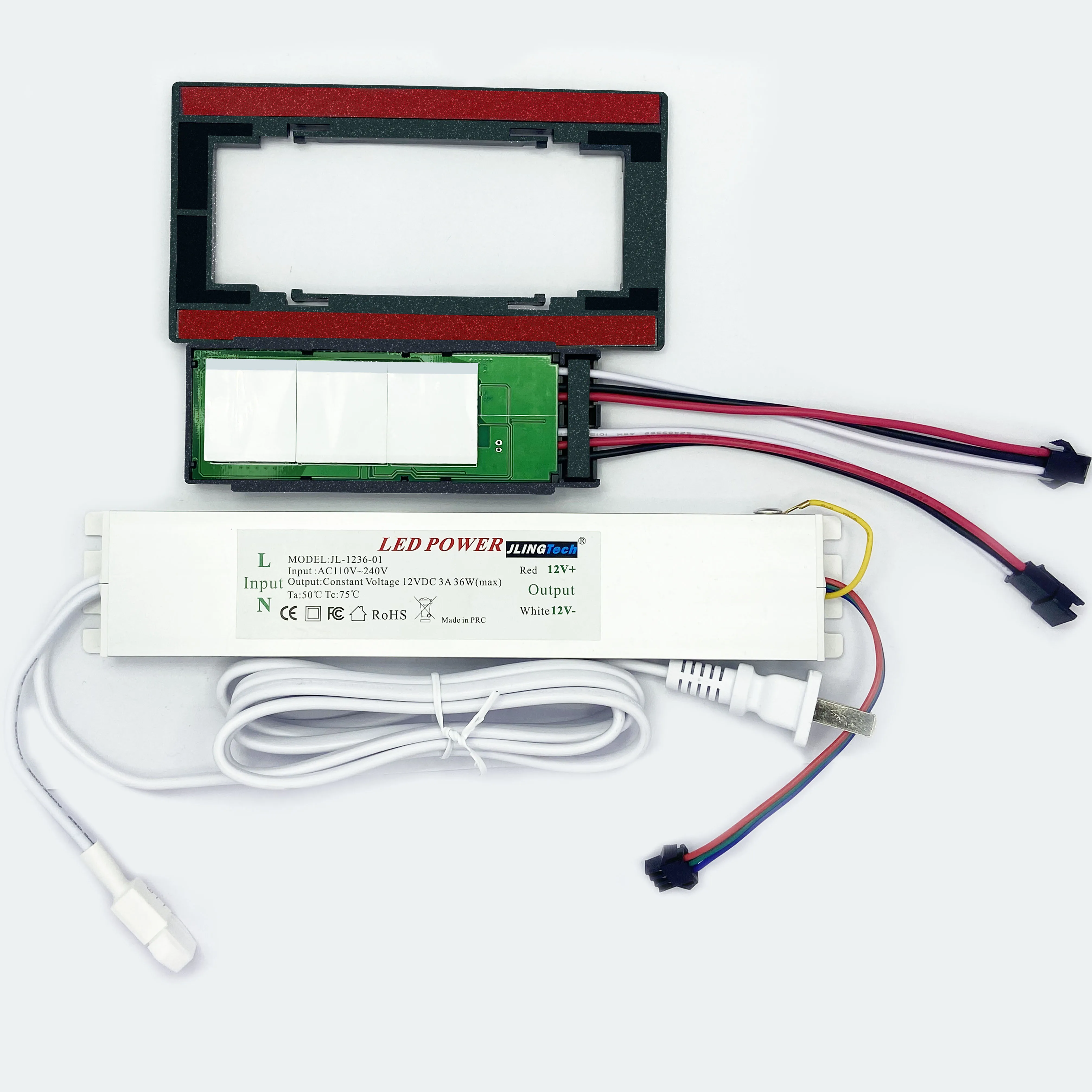 Touch Switch LED 12V Output 110V-240V Input Voltage Dimmer