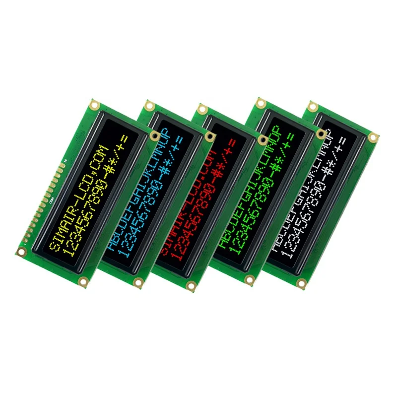 OLED Display 1602 1602 Character Parallel LCD Module LCM Screen Build-in WS0010 Serial SPI West European Scandinavian European