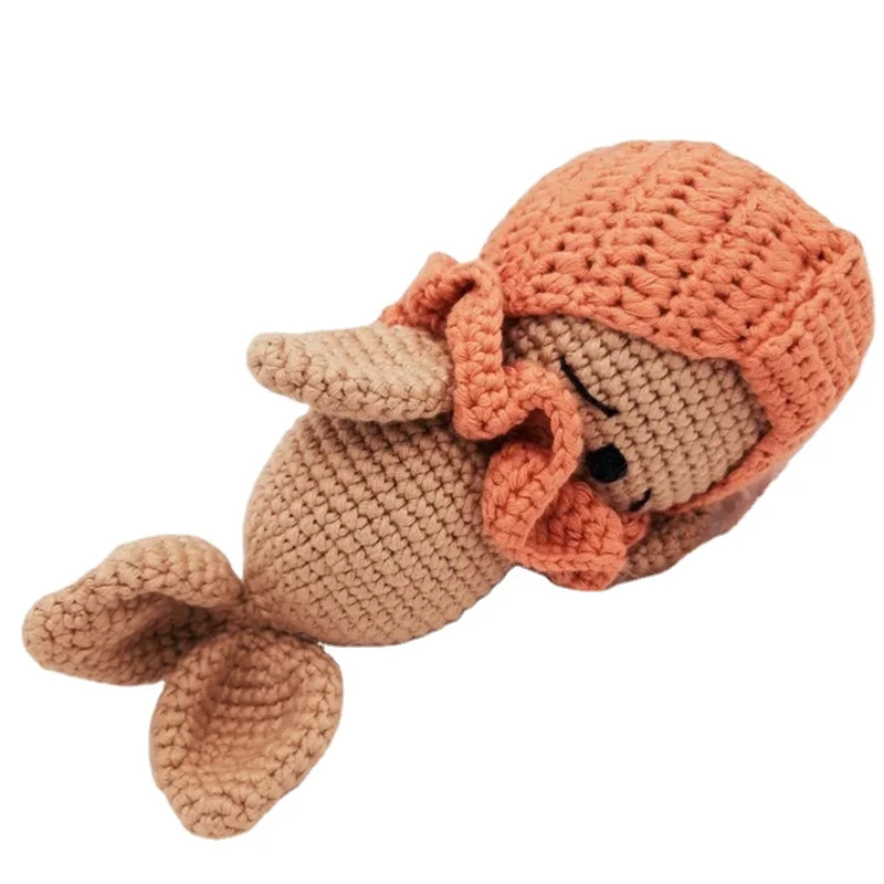 Amigurumi Crochet Doll 100% Cotton Customized Crochet Pattern Hand made Stuffing Crochet Toy For Baby Gift Set