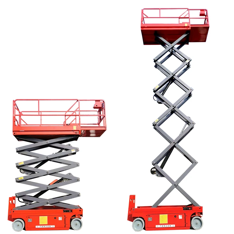 4m 6m 10m 14m 16m Automotive Hydraulic Portable Movable Profile Midrise Scissor Car Lift