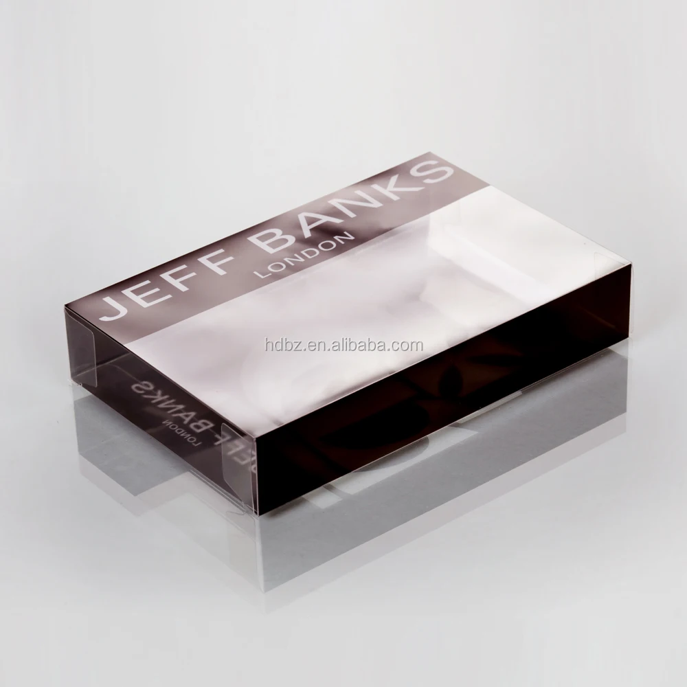 Customized Print Plastic Transparent Box PVC Underwear