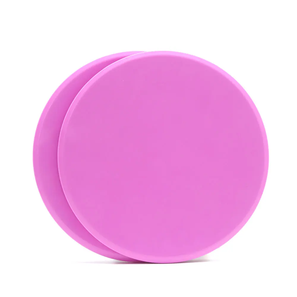 Abdominal Glutes Cardio and Body Exercise Pink Round 2pcs Two Sides Used In Home and GYM Core Sliders Logo