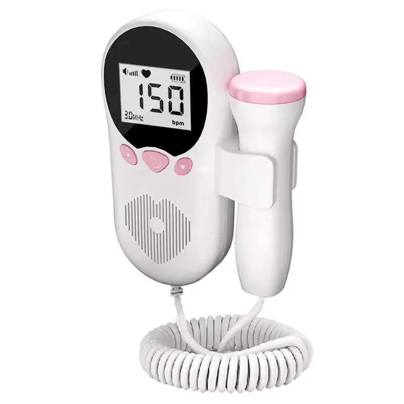 VILECO Manufacturer Fetal Doppler Baby Heartbeat Monitor Handheld Vascular Doppler Fetal Doppler Baby Heart Monitor
