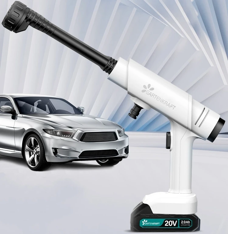 Car Wash Portable Powerful High Pressure 20v Lithium Cordless Wireless Water Jet Foam Gun Car Washer