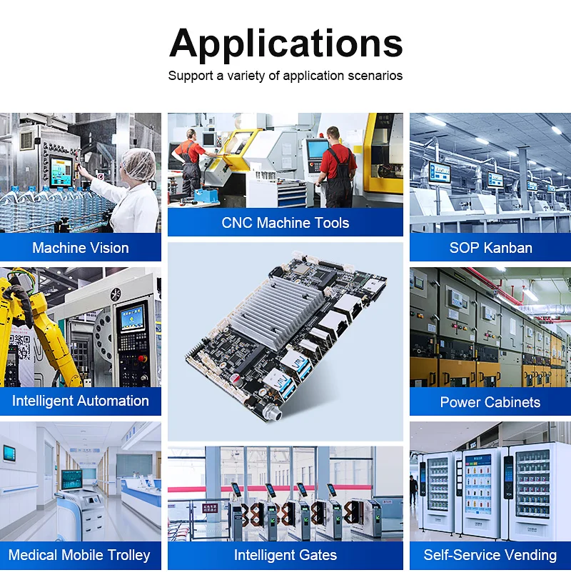 Small Size RK3588 ODM embedded Computer gigabyte Board Linux Android Industrial Motherboard with processor