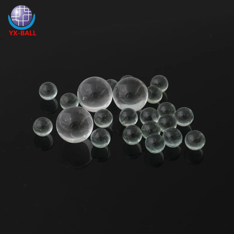 Hot sale 3mm4mm5mm6mm10mm12.7mm14mm16mm21mm round clear solid glass marble ball for spray paint aerosol cans