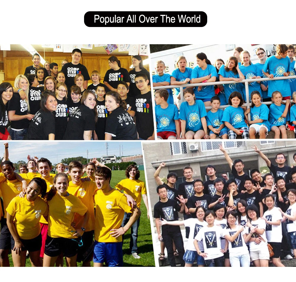 200g 100% cotton 37 solid colors custom logo short-sleeved loose cultural shirt school casual couple t-shirt for men women