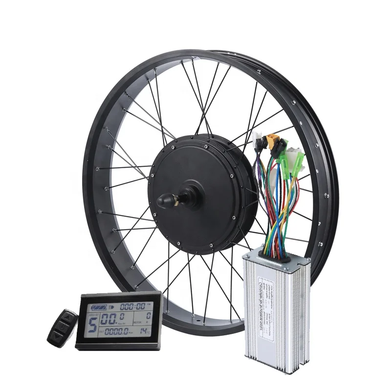 Rim 20*4.0 24*4.0 26*4.0  inch fat tire ebike kit bike conversion kit  hub motor bike