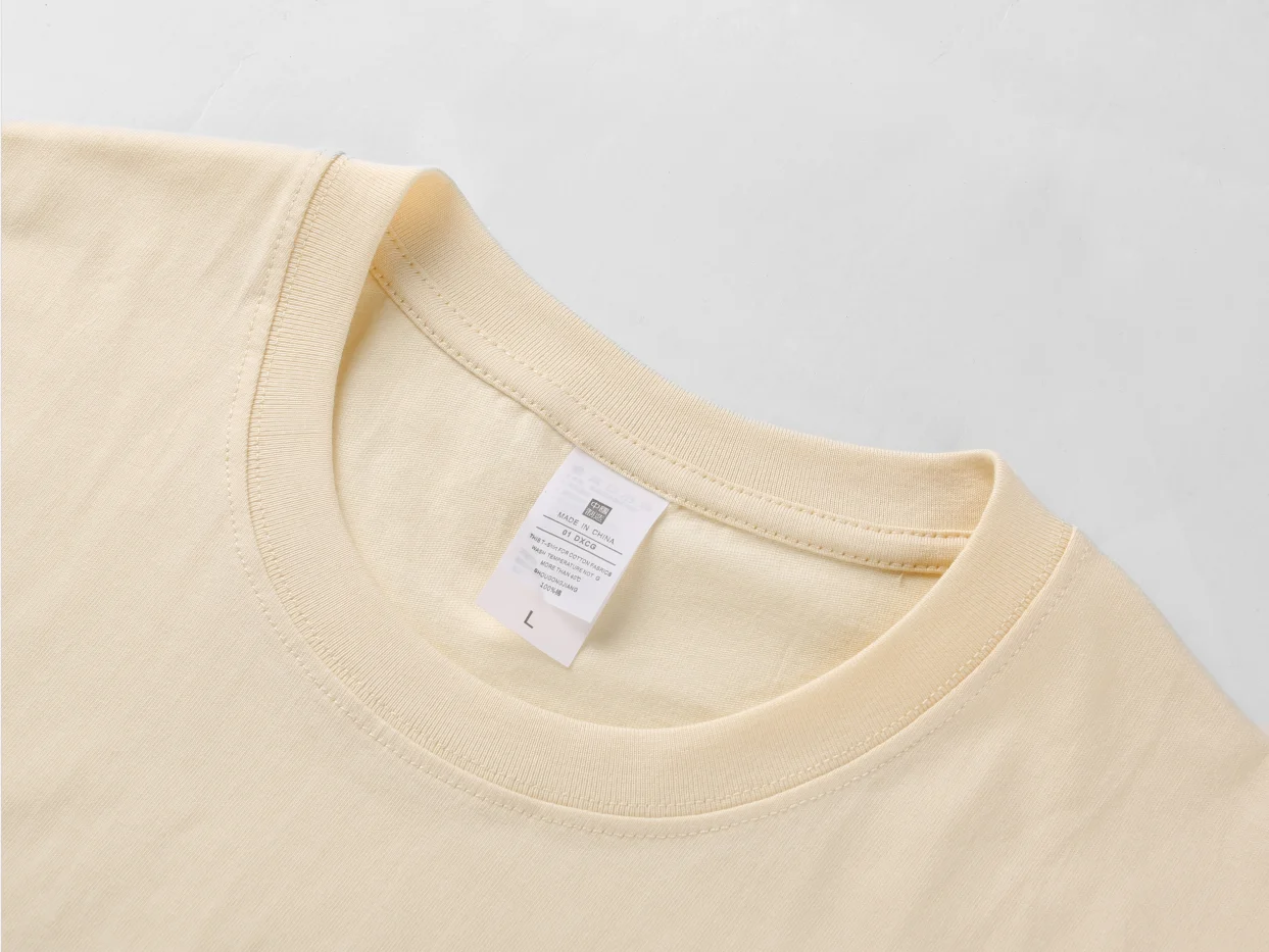 Prime Quality Custom Logo 260GSM Heavyweight Tshirts Men Tee Shirt Thick 100% Cotton Oversized Blank T Shirts Unisex