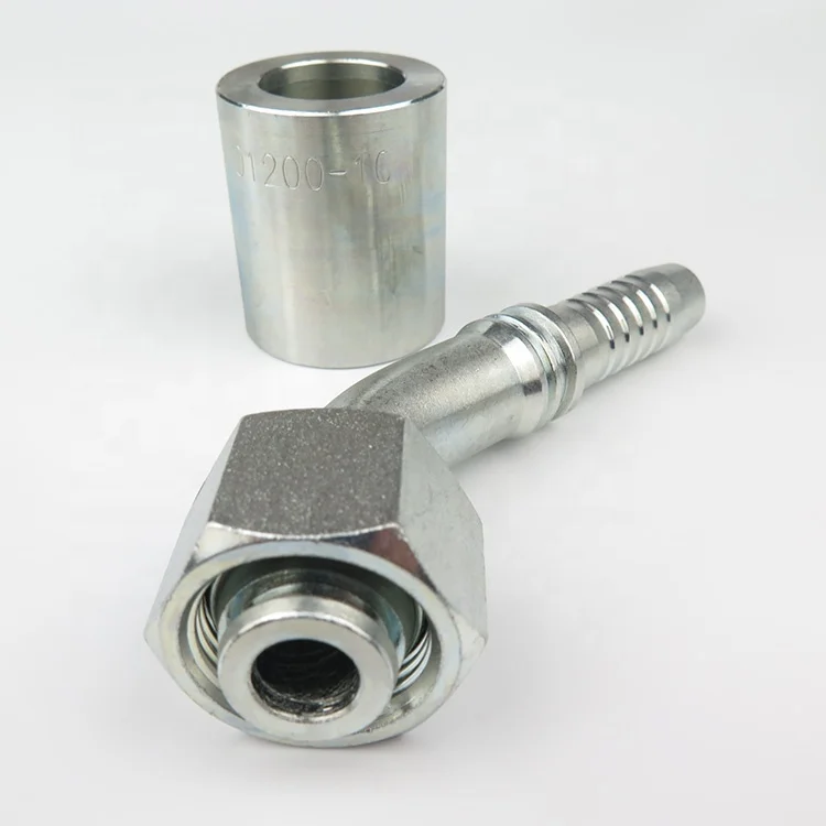 20441 Standard Production 45 Elbow High Pressure Hydraulic Assembly Fitting Rubber Hose Plugin