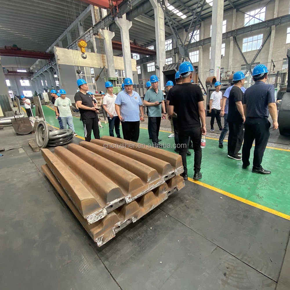 High Manganese Steel Casting C106 Jaw Plates Movable Jaw Plate Crusher Parts